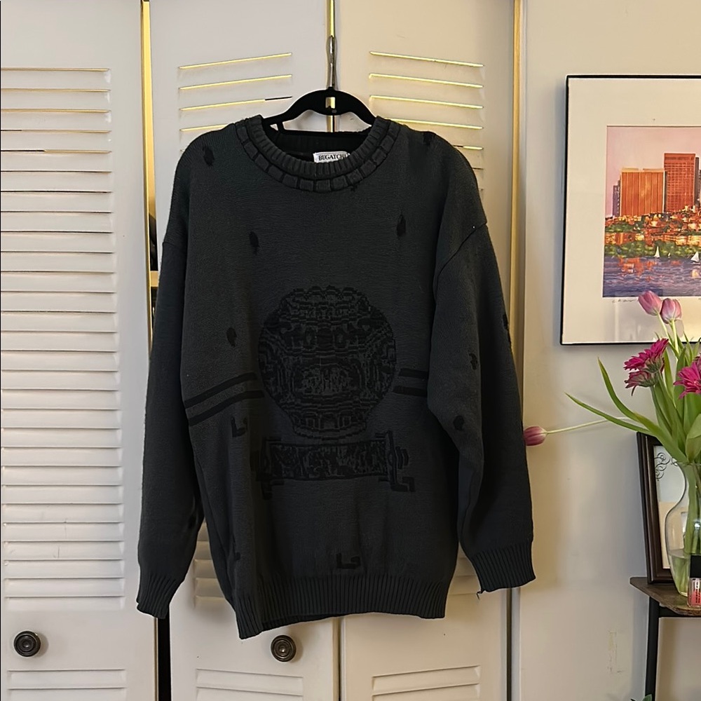 Green Bugatchi Vintage Sweater